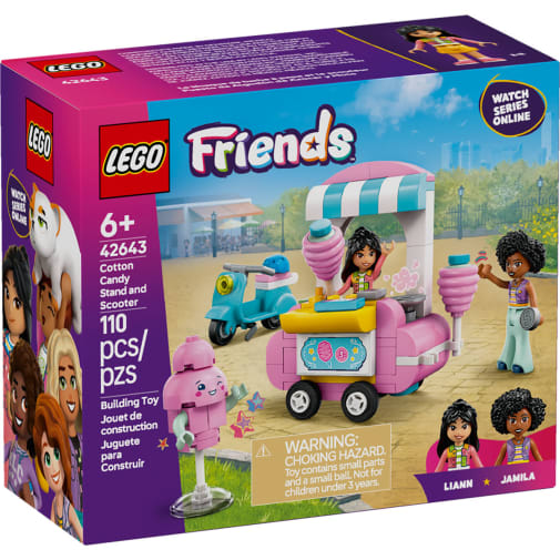 LEGO Friends Cotton Candy Stand and Scooter (42643)