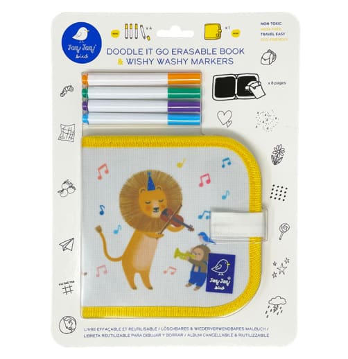 Mini Doodle It & Go Erasable Book: Lion
