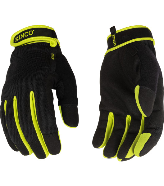 KincoPro&trade; Black Synthetic with Pull-Strap, Black, large