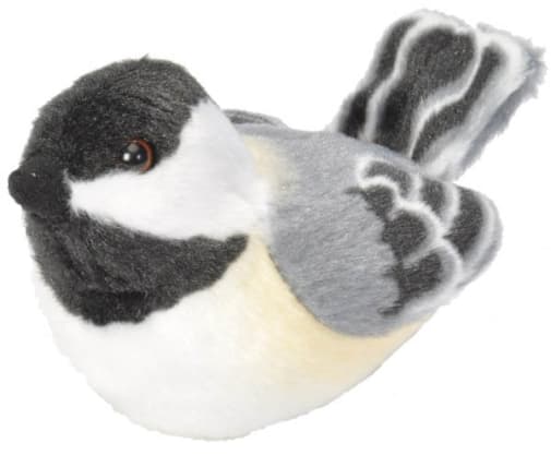 Audubon Bird: Black-Capped Chickadee Plush With Real Bird Call