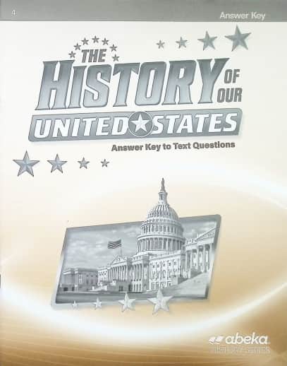 Abeka History of Our United States Answer Key - Revised