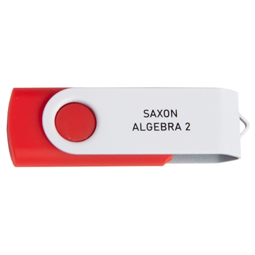 Mastering Algebra - Saxon Algebra 2 3rd Edition USB Drive