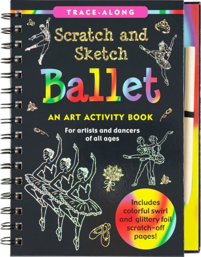 Ballet Trace-Along Scratch and Sketch Activity Book