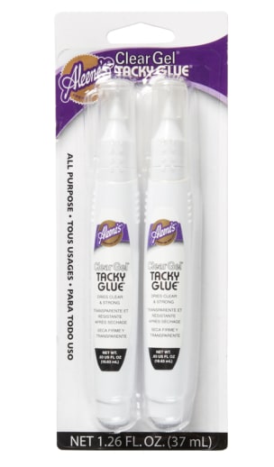 Aleene's Clear Gel Tacky Glue 2 Pack Pens