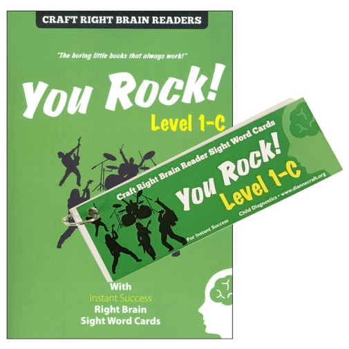 You Rock! Level 1-C (Craft Right Brain Readers and Cards)