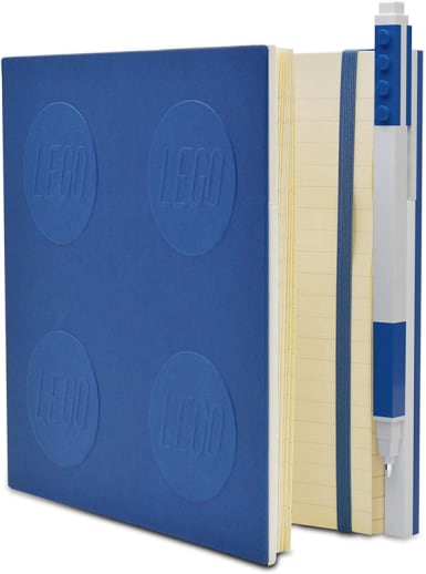 LEGO Locking Notebook with Gel Pen - Blue