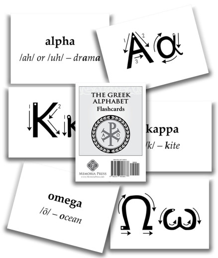 Greek Alphabet Flashcards
