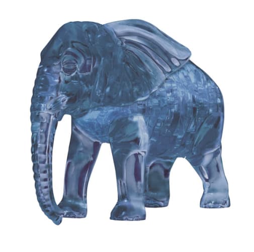 3D Crystal Puzzle - Elephant