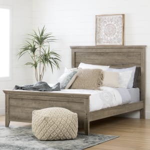 Lionel - Complete Bed with Rustic Headboard Lionel - Complete Bed with Rustic Headboard