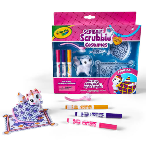 Crayola Scribble Scrubbie Pets! Princess Costume Play Pack