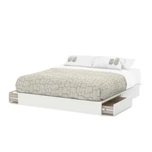 Platform Bed with Drawers