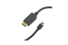 Mini-DisplayPort Male to DisplayPort Male Cable V1.2 4K@60Hz, Black, 10Ft