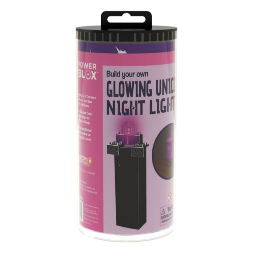 Power Blox Build Your Own Glowing Unicorn Night Light