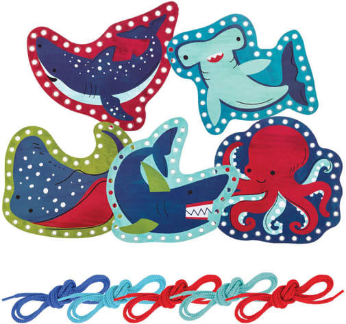 Lacing Cards - Shark