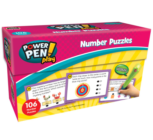 Power Pen Play: Number Puzzles (Grade 2-3)