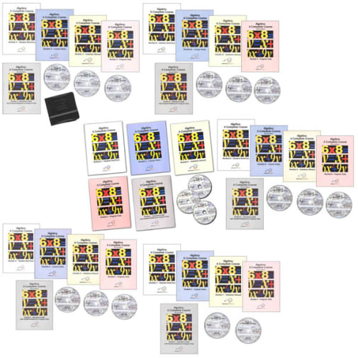 VideoText Algebra Set - All 6 Modules - DVD