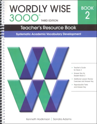 Wordly Wise 3000 3rd Edition Teacher's Resource Book 2