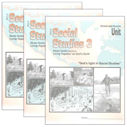 Christian Light Social Studies 301-306 LightUnit Set Sunrise Edition