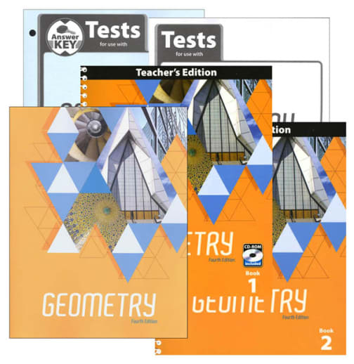BJU Press Geometry Home School Kit 4th Edition