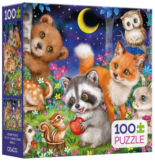 Ceaco Woodland Friends Puzzle 100 pieces