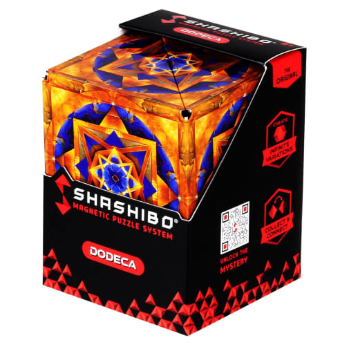 Shashibo Magnetic Puzzle Cube - DODECA Atlantis (makes 100+ shapes)