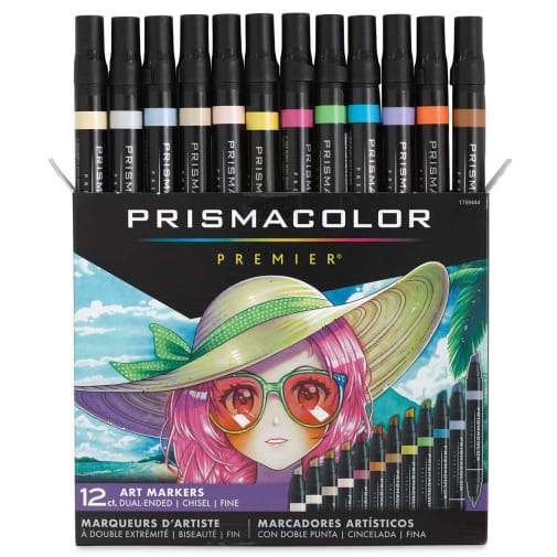Prismacolor Manga Double-Ended Art Marker (12 count)