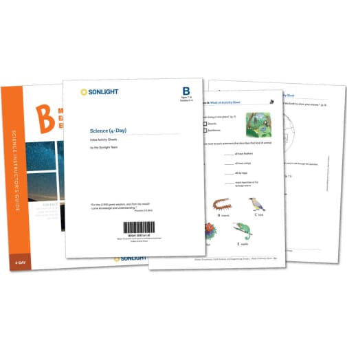 Science Level E 4-Day Extra Activity Sheets (2023)