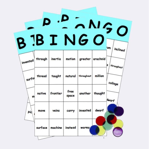 Reading Complete Sight Words Bingo - Advanced