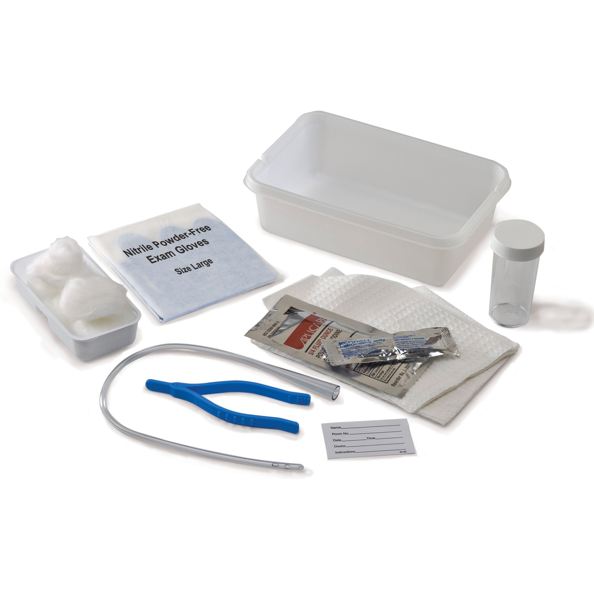 Curity Intermittent Catheter Tray, Vinyl, Open MK 10251