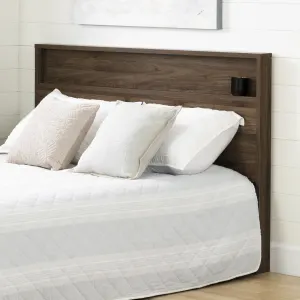 Headboard with Open Storage Space