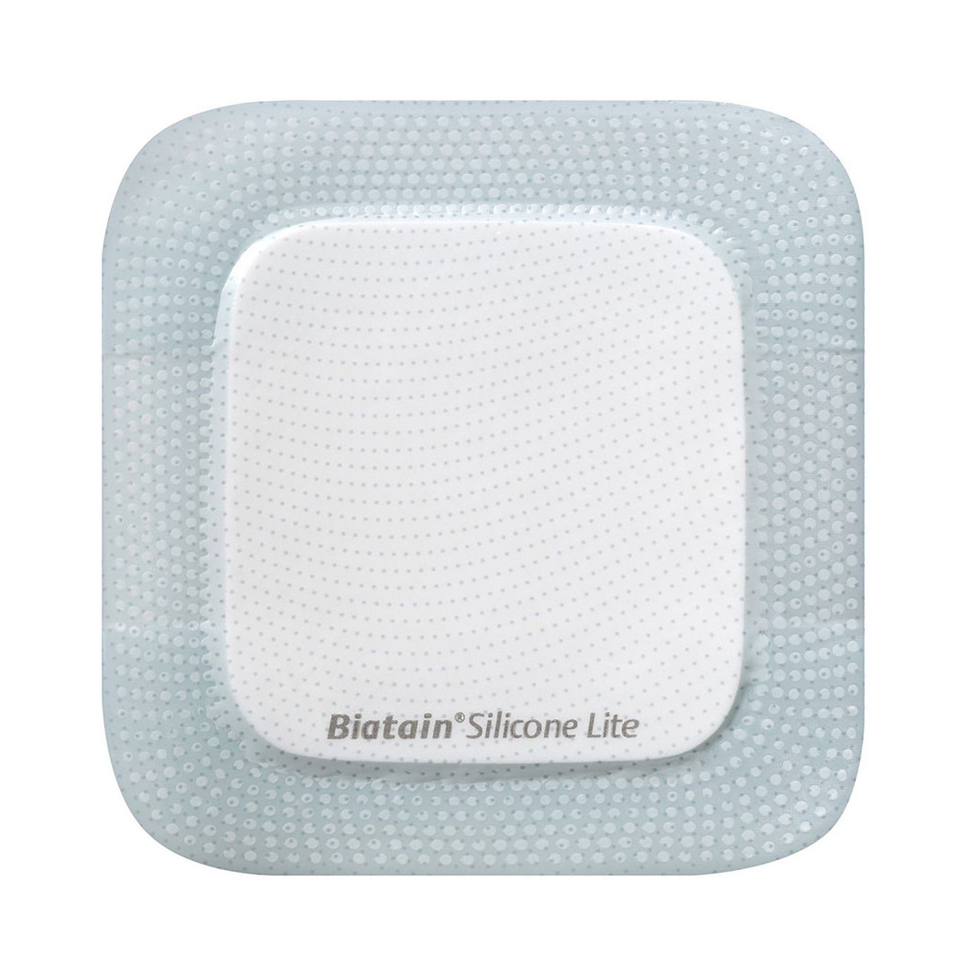 Biatain Silicone Lite Adhesive w/ Border Silicone Foam Dressing, 2 x 2 Inch MK 1006266