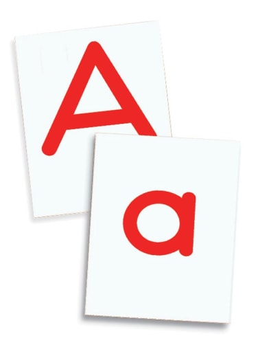 Alphabet Letter Tiles 2-Sided, upper/lower cs