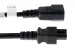 AC Power Cord, C14 to C5, 18AWG, 8ft, Black