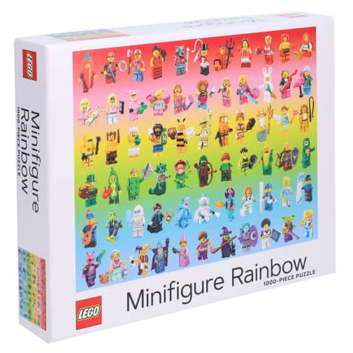 LEGO Minifigure Rainbow Puzzle (1000 Piece)