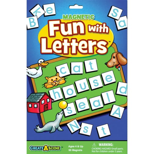 Magnetic Fun With Letters