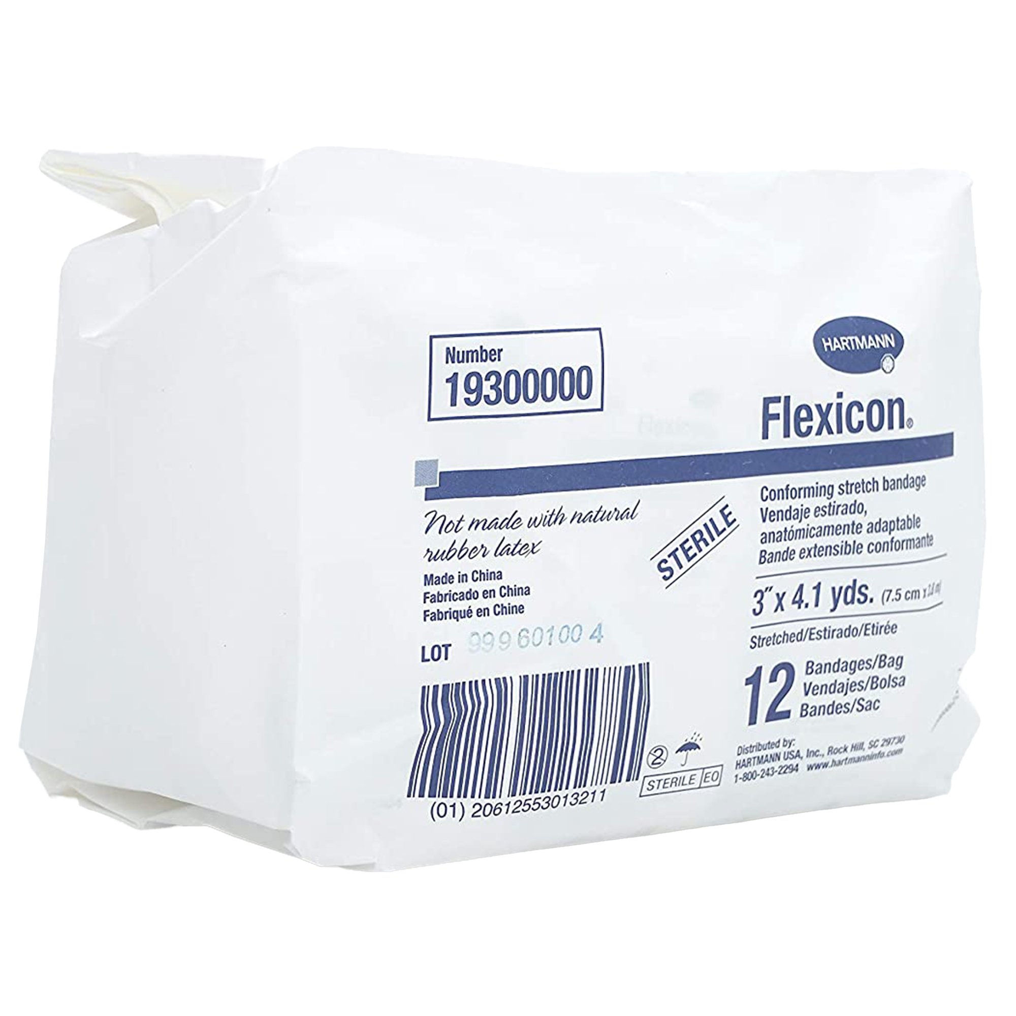 Flexicon Sterile Conforming Bandage, 3 Inch x 4-1/10 Yard, One-Ply MK 442352