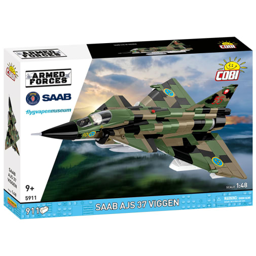 SAAB AJS 37 Viggen - 910 pieces (Armed Forces)