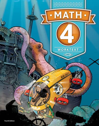BJU Press Math 4 Student Worktext 4th Edition