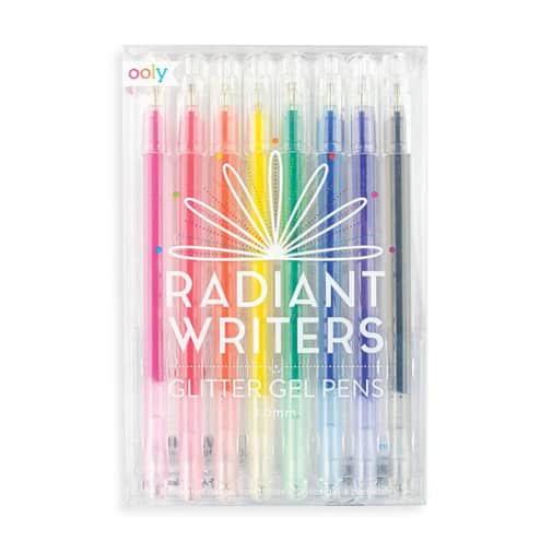 Radiant Writers Glitter Gel Pens (set of 8)