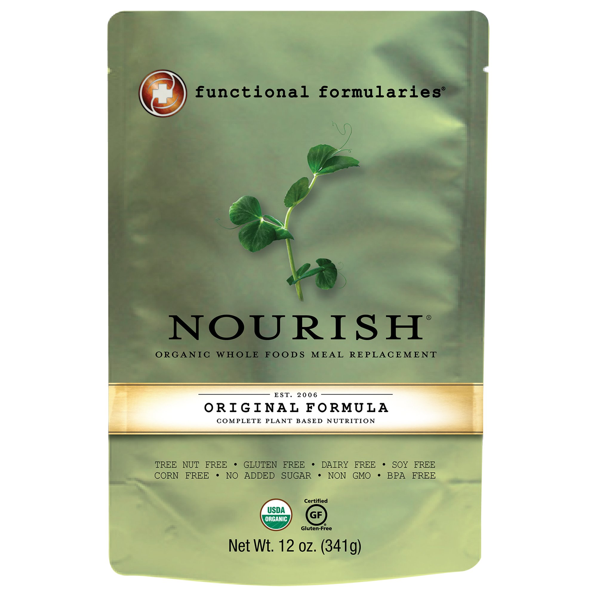 Nourish Vegetable / Rice Pediatric Complete Plant Based Nutrition, 12-oz pouch MK 1015541
