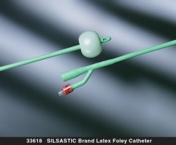 Silastic Foley Catheter, 16 Fr., Short MK 241212
