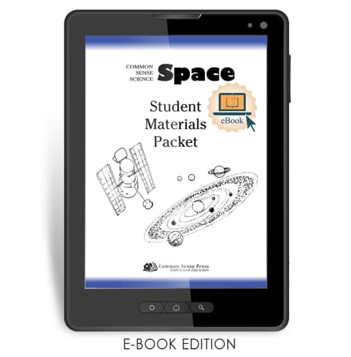 Common Sense Science: Space Student Materials Packet e-book