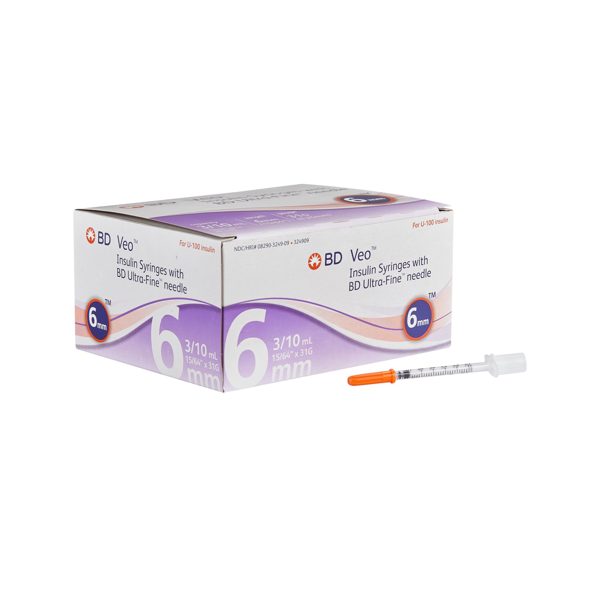 Ultra-Fine Insulin Syringe with Needle MK 810919