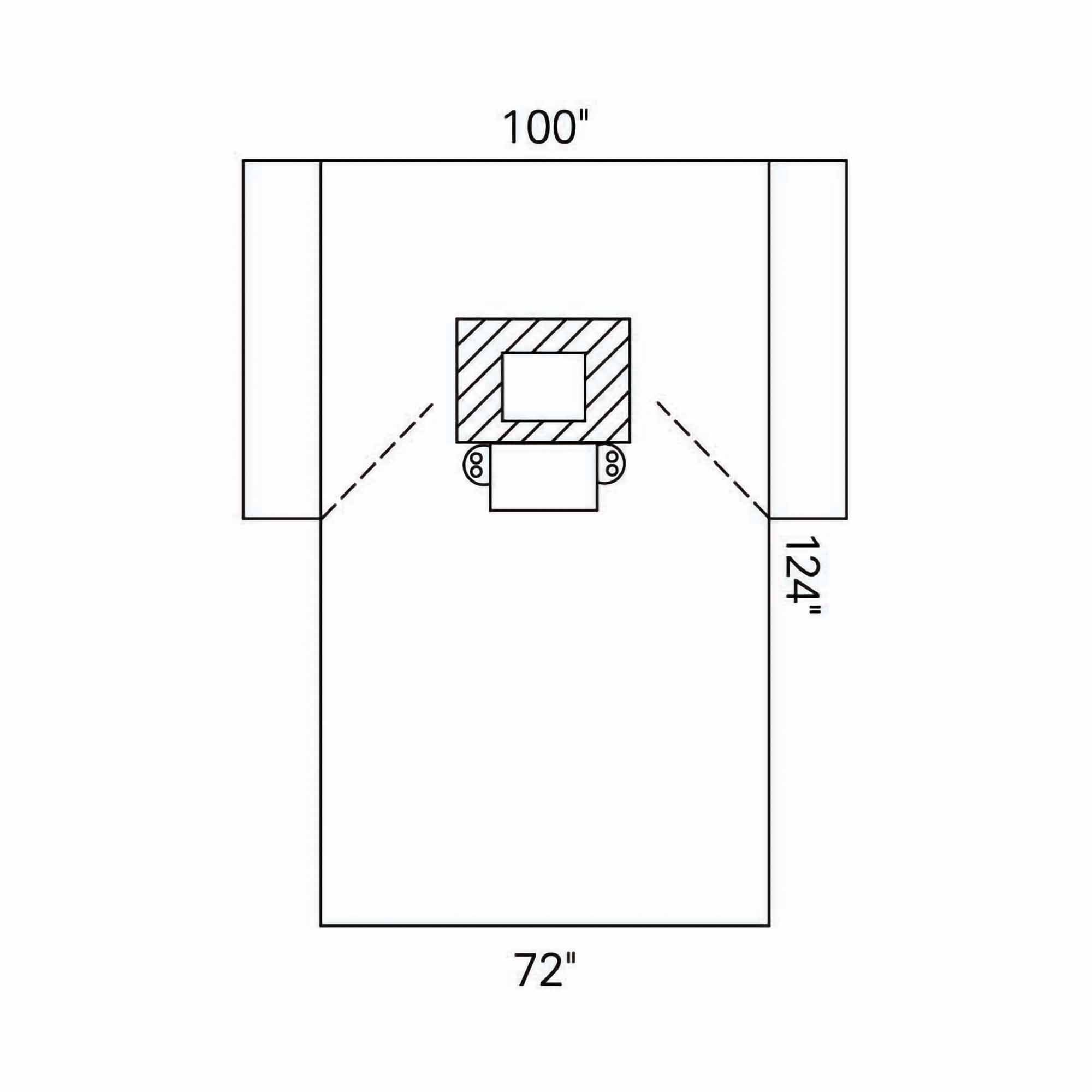 Halyard Sterile Chest Drape, 100 x 72 x 124 Inch MK 298156