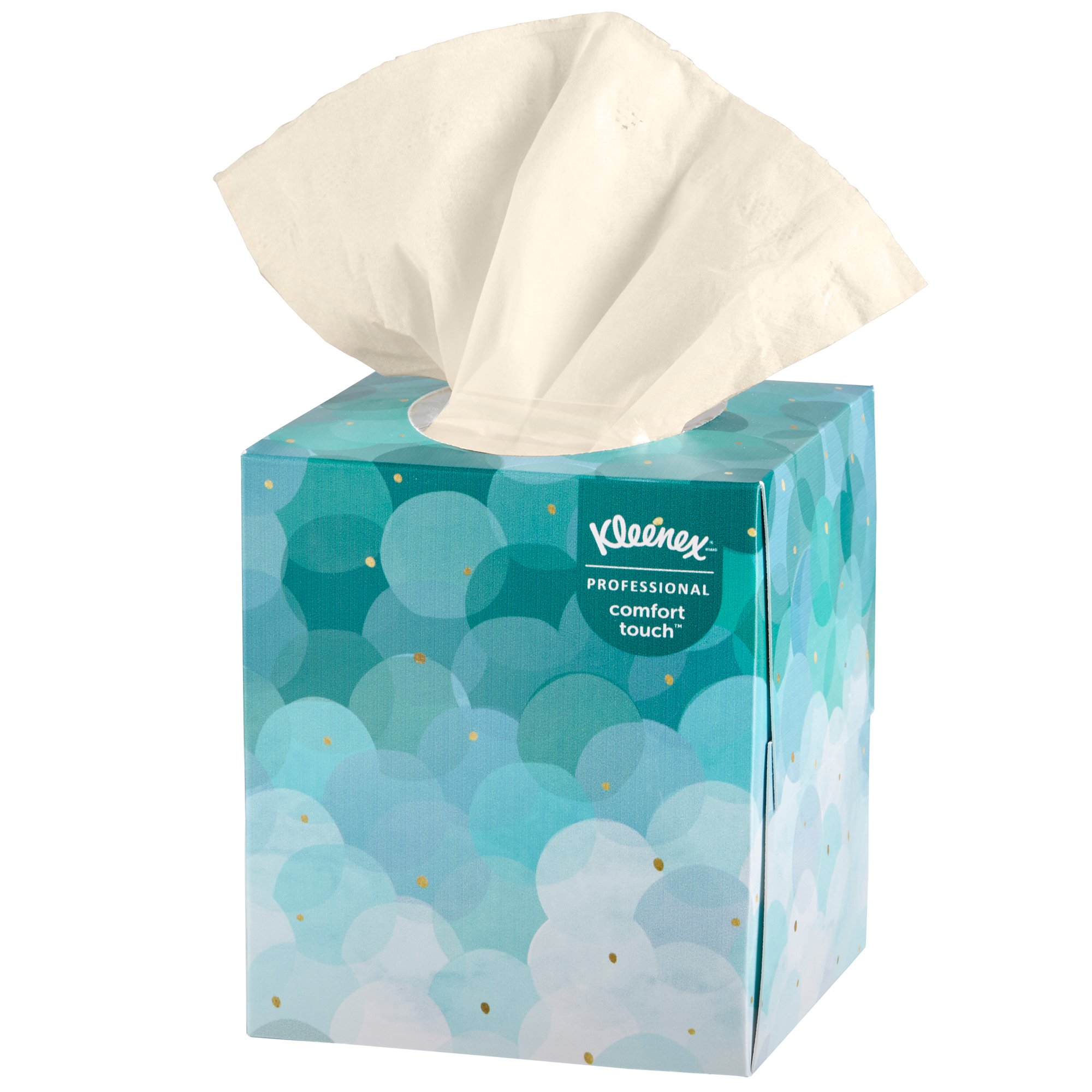 Kleenex Facial Tissue, 2-Ply, Cube Container, Boutique White, 8-2/5 X 8-2/5 MK 567815