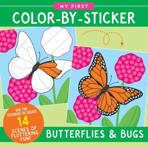 My First Color-By-Sticker - Butterflies & Bugs