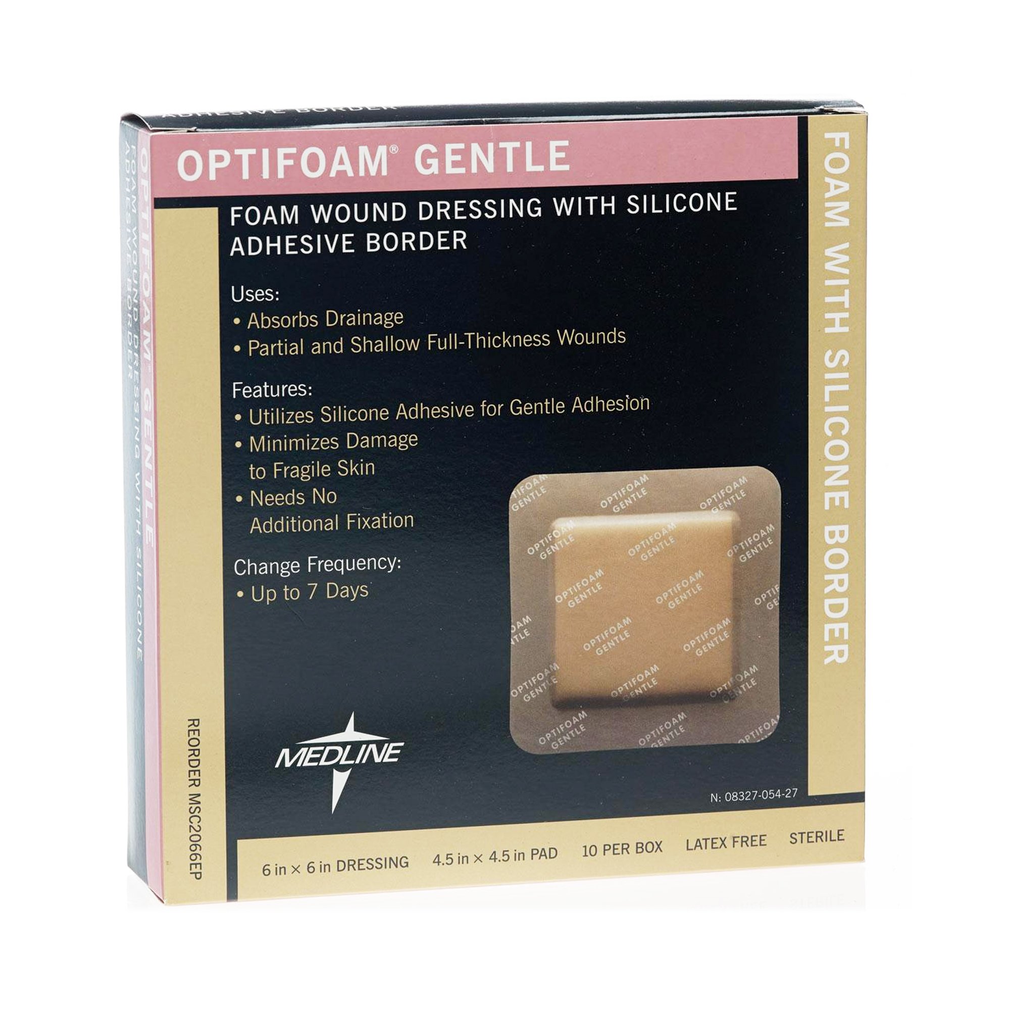 Optifoam Gentle Foam Dressing, 6 x 6 Inch MK 897416