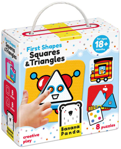 First Shapes Puzzle - Squares and Triangles