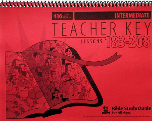 Intermediate Teacher Key for Lessons 183-208