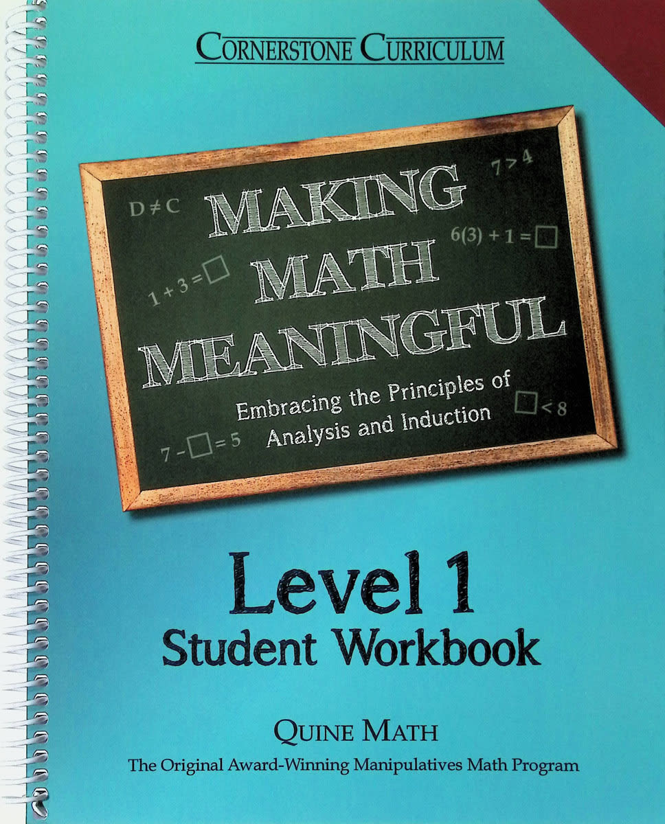 Making Math Meaningful 1 Student Workbook (Revised Edition)